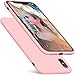 DTTO iPhone Xs Max Case, 7 Colors Silicone Case [Romance Series] Slim Fit Cover with Hybrid Protection for Apple iPhone 10s Max 6.5 Inch (2018 Released) - Crystal Pink