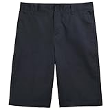 French Toast Flat Front Adjustable Waist Short Boys Navy 8