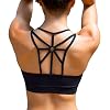 YIANNA Damen Sport BH Ohne Buegel Bustier Yoga BH Gepolstert Sports Bra Crop Top