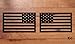 TACTILIAN Original Black American Flag Magnetic Decal Stickers - Made in USA Flag Cut-Outs for Trucks - Set of 2 Tactical Car Decal Magnets Bumber Stickers for Car, Van, SUV, RV, Bike