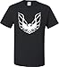 Large Black Adult Pontiac Firebird Logo GTA Trans-Am Retro T-Shirt