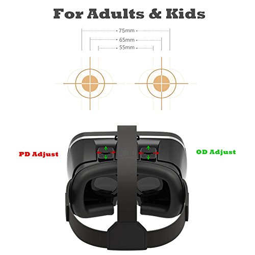 VR-Goggles-Virtual-Reality-Headset-with-Remote-Headphones-for-iPhone-X-8-6-Plus-SE-Samsung-Galaxy-S8-S7-S6-Edge-Note5-3D-VR-Glasses-for-3D-Movie-Game-for-40-60-IOS-Android-Smartphone-Black