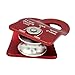 GM CLIMBING Red Micro Prusik Minding Pulley 25kN CE UIAA Certified 12mm Single Pulley Mobile Side Plates for Arborist Rigging Climbing Rescue One Unit