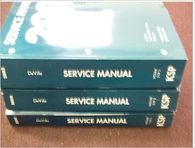 2002 Cadillac Deville Service Repair Shop Manual Set Factory