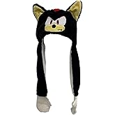 TCB Creations Sonics Shadow Character Face Laplander Beanie Hat Multicoloured