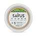 YOUNGFIT SAVUS 7-inch Round Disposable Plates, 50 count - 100% Compostable Eco-Friendly Sugarcane Fiber Bagasse Strong Tree Free Plastic Free Party Dessert Paper Plates 7