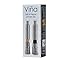 2 Pack Vina Stainless Steel Thumb Push Mini Salt and Pepper Mill Grinder Set for Gourmet Home Restaurant Buffet, 2PCs / set