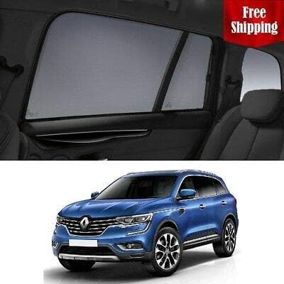 Magnetic Car Window Shades for Renault KOLEOS 2015-2019 Magnetic Rear Side Car Window Sun Blind Sun Shade Mesh