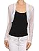 Ola Mari Full Sheer Mesh Long Sleeve Bolero Shrug