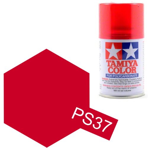 Tamiya Polycarbonate PS-37 Translucent Red Spray Paint