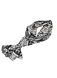 TWINKLE.H Women's Fashion Printing Occupation Double Satin Surface Scarves