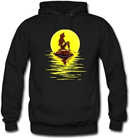 AHHACHI Boy Mens The Little Mermaid Ariel Gildan Pullover Hoodie Hooded Sweatshirt