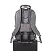 Slim Laptop Backpack, Evecase Lightweight Nylon Water Resistant Multipurpose Rucksack Backpack With Headphone Port fits up to 15.6 Inch Macbook Chromebook Notebook Computer - Gray