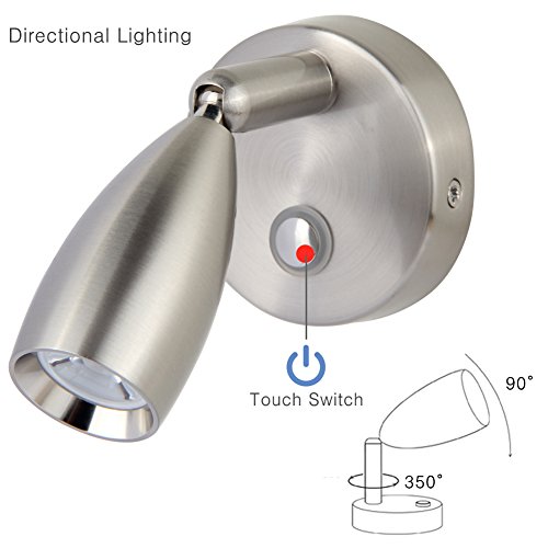 Obeaming RV Reading Light LED Directional Spot Light for Boats RVs