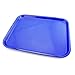 New Star Foodservice 24722 Blue Plastic Fast Food Tray, 14 by 18 Inch, Set of 12