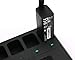 IRCtek 4A 4 in 1 Charger for DJI OSMO and OSMO Mobile HB01-522365 980mAh Battery, Charge 4 Batteries Simultaneously