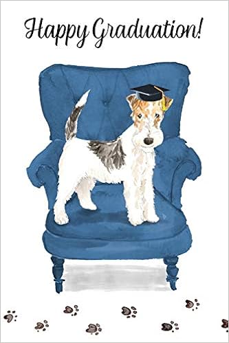 Happy Graduation Dog Notebook Blank Lined Journal For Pup