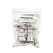 OneBom Ball Lock Disconnect, Stainless Steel Ball Lock Gas & Liquid, 1/4’’ MFL Thread Update for Corny Keg (Stainless Steel)