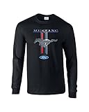 Ford Mustang T-Shirt Ford Mustang Pony & Stripes Long-Sleeve