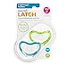 Munchkin Latch Lightweight Infant Orthodontic Pacifier, Blue/Green, 3+ Months, 2 Count