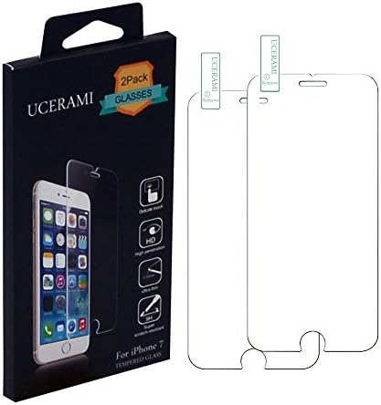 iPhone 7 Screen Protector Glass, Ucerami iPhone 7 Tempered Glass Screen Protector for Apple iPhone 7 (2-Pack)