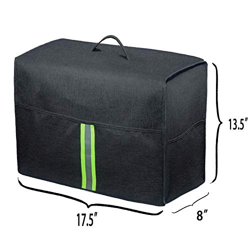 image for HOHUO Sewing Machine Dust Cover with Storage Pockets Universal for Mos