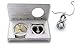 Freshwater Cultured Pearl (5-7mm) in Oyster Set Infinity Rhodium Plated Necklace + Stainless Chain 18