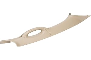 Gelessy A Pillar Interior Trim Handle Right Passenger Side 4L3Z-1503598-AAC Compatible with 2004-2008 Ford F-150 F150 2006-2008 Lincoln Mark LT A Pillar Grab Handle Passenger Side (Beige)