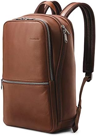 Samsonite Classic Leather Slim Backpack 1 Samsonite Classic Leather Slim Backpack