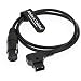 Alvin's Cables XLR 4 Pin Female to D Tap Power Cable for Practilite 602 DSLR Camcorder Sony F55 SXS Camera