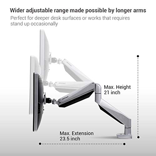 Loctek Monitor Mount Heavy Duty Single LCD Arm Stand Desk Mount