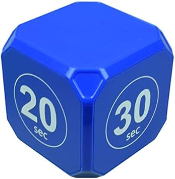Amazon Timecube Plus プリセットタイマー 4つのledライトアラーム付き 時間管理 秒カウントダウン設定 ブルー 10 30 60秒 キッチンタイマー オンライン通販