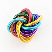 M&ouml;bii Rainbow: Small Fidget Ball Stress Mobius Toy, Restless Hand Office, School, Anxiety