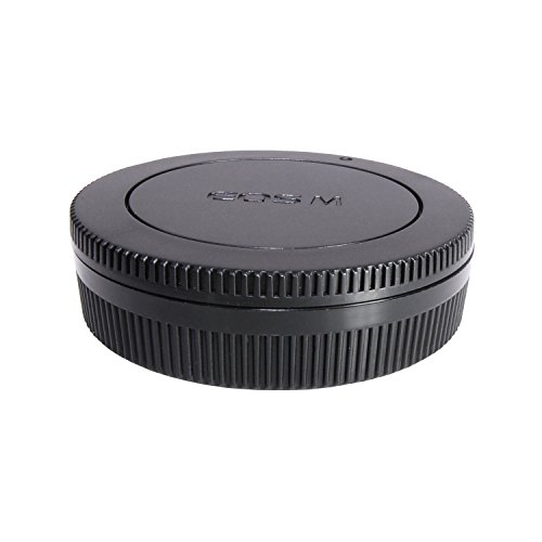 CamDesign Rear Lens Cap and Body Cap Set for Canon EOS M Mirrorless Camera and Lens