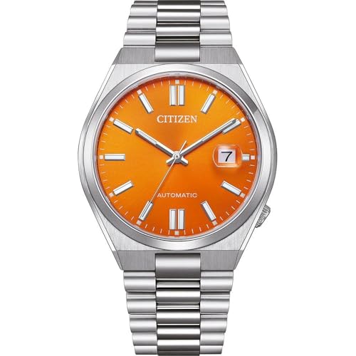 Inspección automática NJ0151-88Z, Naranja/Plata