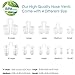 Joruby Anti Snoring Devices - Snoring Solution Snore Nasal Dilators - Nose Vents Clip Snore Stopper to Ease Breathing and Snoring for Natural and Comfortable Sleep