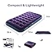 OlarHike Twin Air Mattress with Electric Pump, Portable Air Bed Blow Up Mattress for Camping Car, Repair Patches | Pillow Included