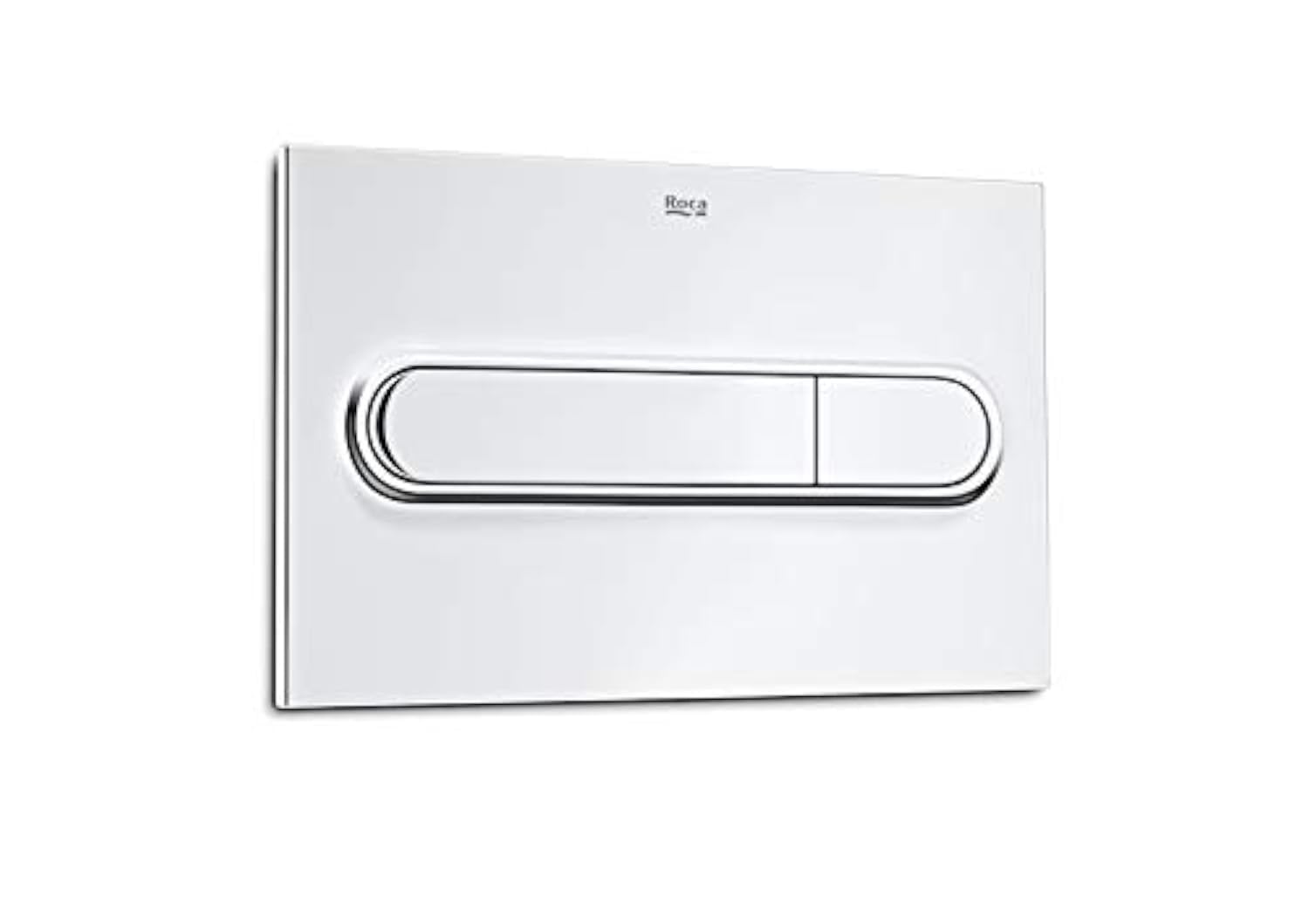 Roca in-Wall A890095001 – PL1 Dual Drive Plate, Glossy Chrome