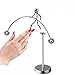 Finger Balancing Toy, Dynamic Balancing Instrument,Newton's Cradle Weightlifter Mold Metal Craft Perpetual Art Swing Kinetic Motion
