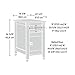 Sauder Carson Forge Side Table, Coffee Oak finish