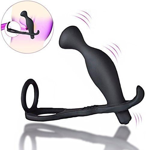 Silicone Plug Aňales ÇÖç-k P-ÊňÏ-s ÇÔç-Kr-Ïňg RÏňg SÊ-t for M-é-ň G-À-y T-ô-у -Flexible -Time Delay Quality Enhancer (Black)