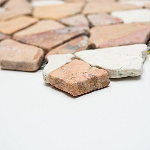 Tiles mosaic glass mosaic Marble Tiles Floor Bathroom Kitchen Toilet New 8 mm # 402