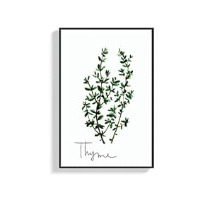 Framed Canvas Wall Art for Living Room, Bedroom Thyme Canvas Prints for Home Decoration Ready to Hang - 16x24 inches