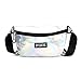 Homekit Unisex VS Pink Laser Letter Waist Belt Bag Fashion Sports Beach Travel Bags Waterproof Handbags Purses Outdoor Cosmetic Bag (sliver)