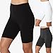 TheMogan Mid Thigh Stretch Cotton Span High Waist Active Bermuda Short Leggings