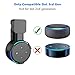 SPORTLINK Outlet Wall Mount Hanger Holder for Echo Dot 3rd Gen, Compact Bracket Case Plug in Kitchen Bathroom Bedroom, Built-in Cable Management (Black)