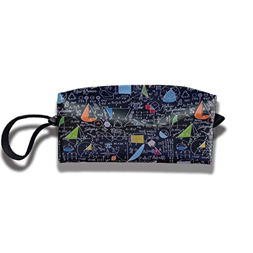 WASPA Handy Cosmetic Pouch Clutch Makeup Bag - Math