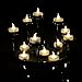 AGPtEK® 24 PCS LED Lights Battery-Operated flameless Candles Lights for Wedding Birthday Party - Warm White
