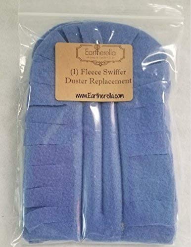 BLUE fleece Duster refill replacement, washable, reusable, eco-friendly