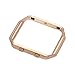 Sailfar Fitbit Blaze Accessories Stainless Steel Replacement Metal Frame/Housing/Cover Case/Shell/Holder/Bezel for Fitbit Blaze Smart Watch (Rose Gold)